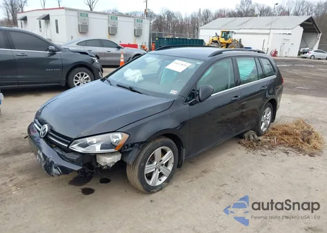 2015 Volkswagen Golf Sportwagen Tdi S 4-Door z USA, uszkodzony, nr VIN 3VWCA7AU4FM516708